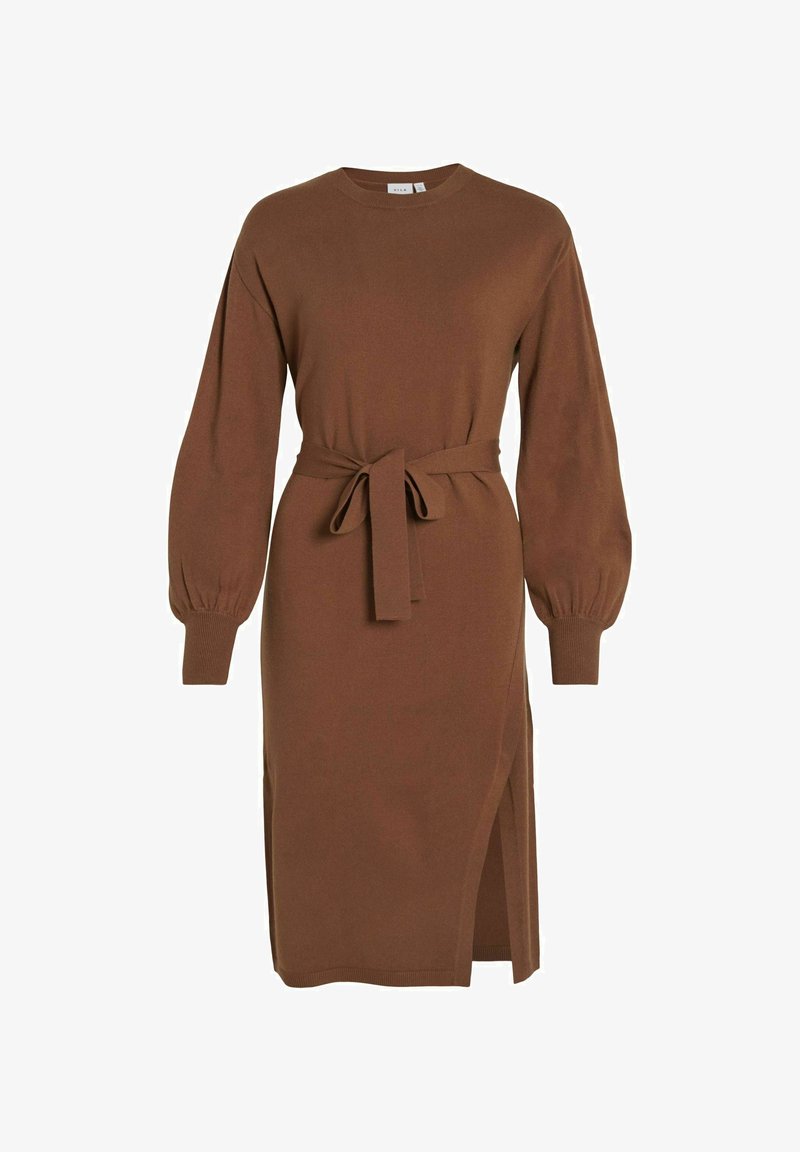 VILA VIRICKY BELTED - Robe pull - toffee