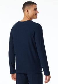 Schiesser Pyjamashirt - dunkelblau
