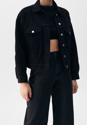 Veste en jean - mottled black