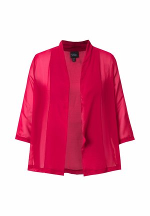 Ulla Popken SHAWL COLLARED - Summer jacket - pale red