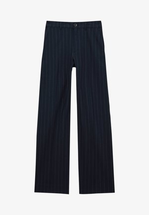SMART DARTED - Trousers - blue denim