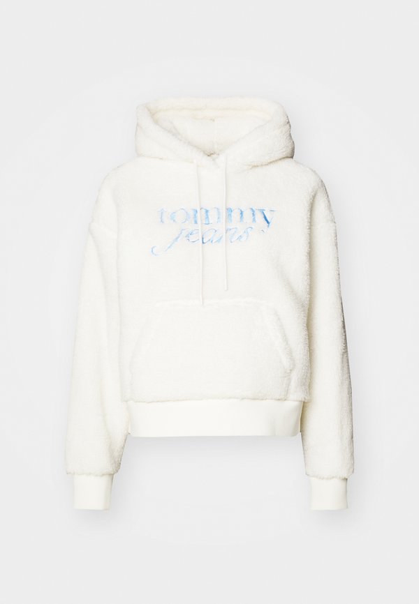 FLUFFY SCRIPT HOODIE - Fleece jumper3