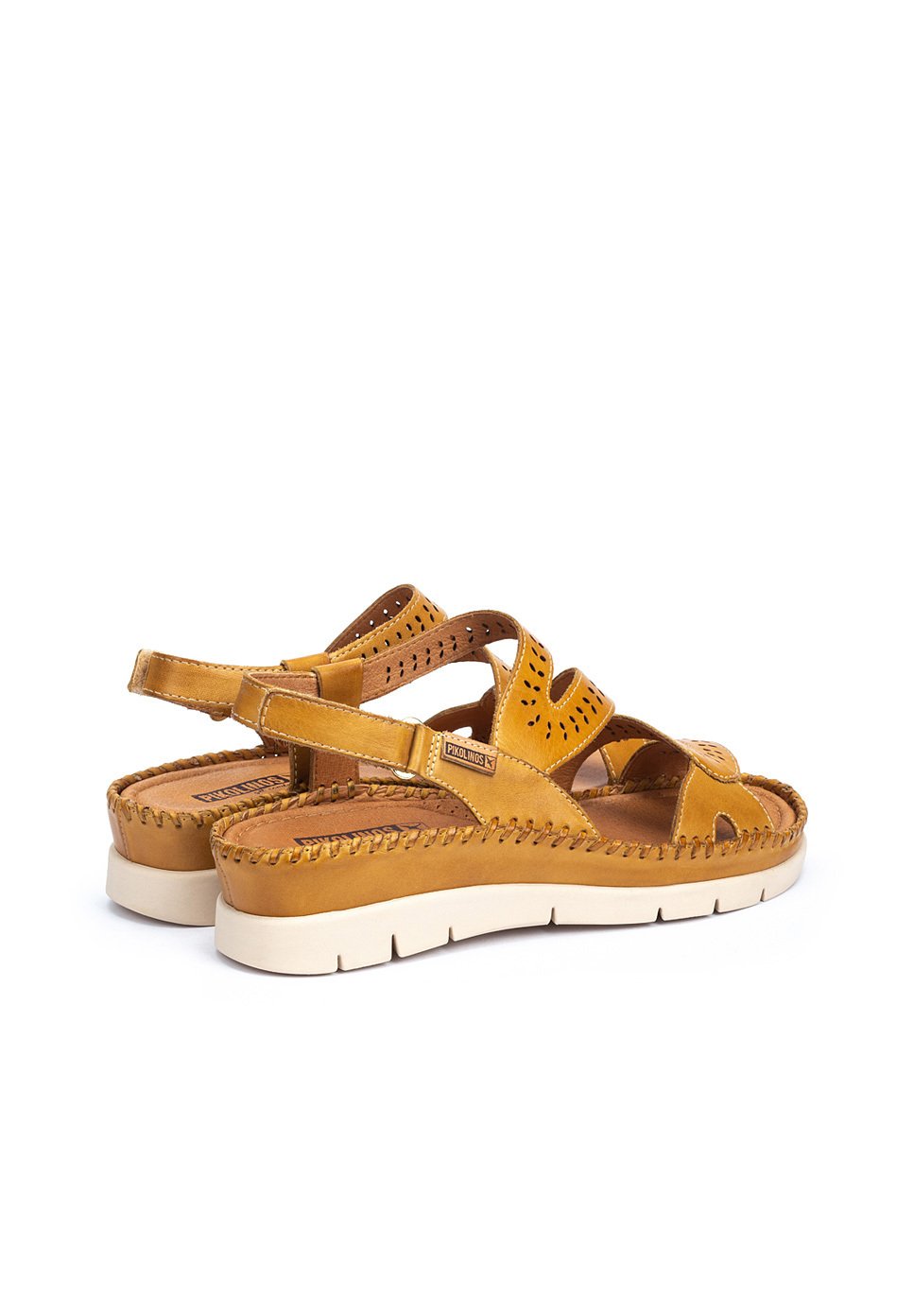 Pikolinos Sandalias de cuña - honey/marrón - Zalando.es
