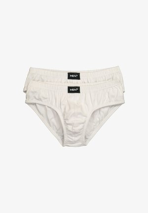 Men Plus, 2 PACK - Slip - snow white