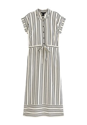 New Look, STRIPED STRIPED MIDI SHIRT DRESS - Robe chemise - off white