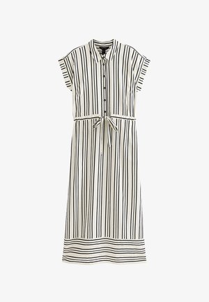 New Look, STRIPED STRIPED MIDI SHIRT DRESS - Vestido camisero - off white