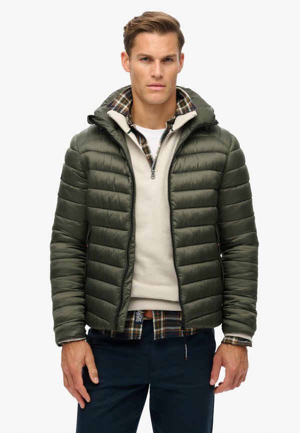 HOODED FUJI PADDED - Winterjacke - army khaki