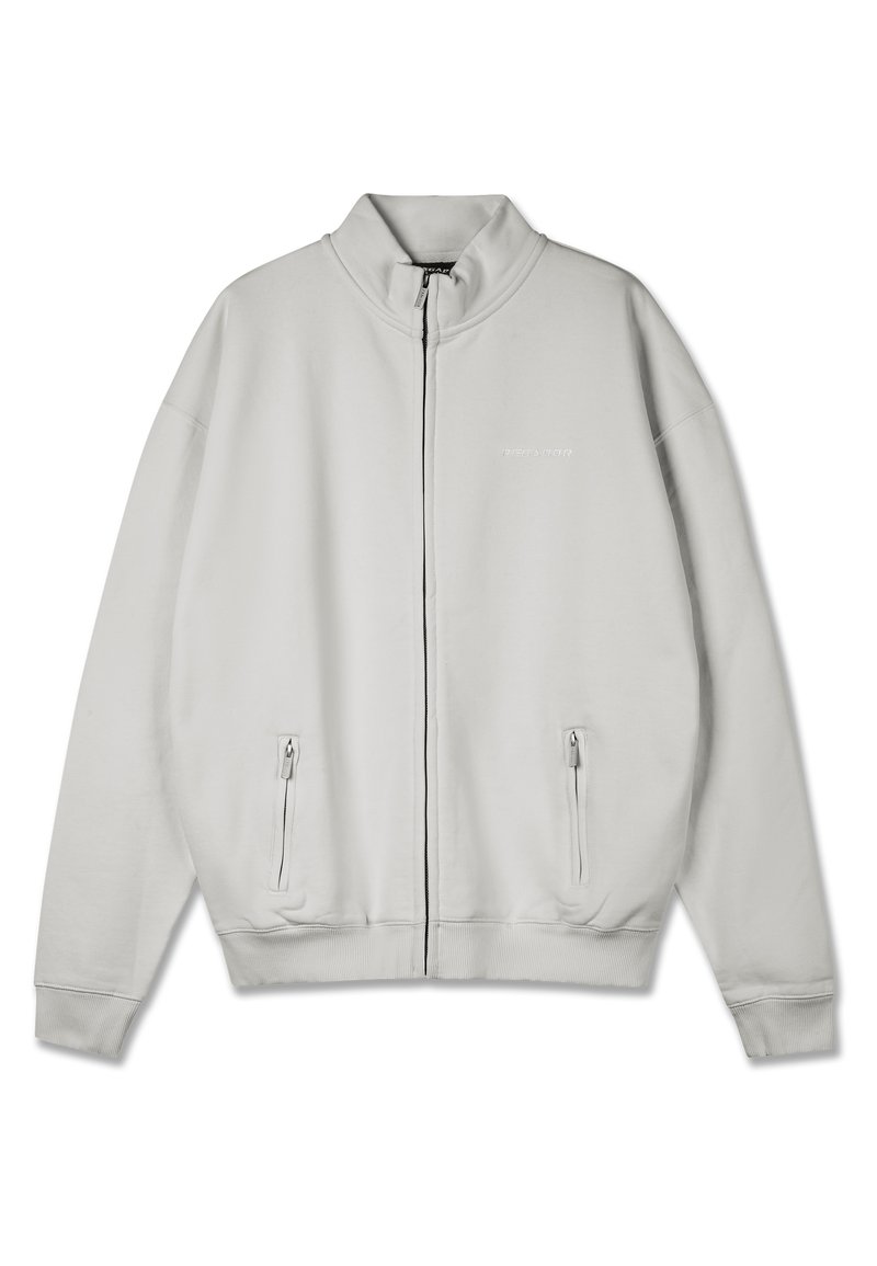 Pegador Sweater met rits lichtgrijs