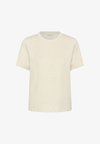 VINCENTIW MELANGE KARMEN - T-shirts basic - ecru