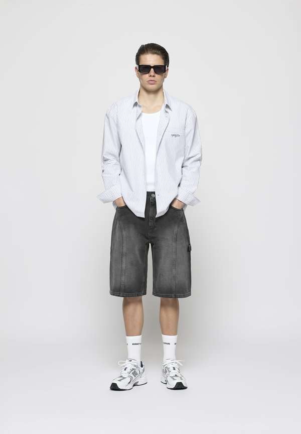 DIVIDING SEAMS BAGGY UNISEX - Denim shorts2