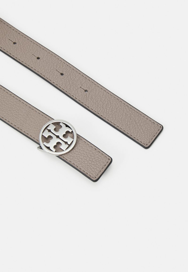 Tory Burch MILLER REVERSIBLE BELT - Belt - gray heron/black  display picture 1