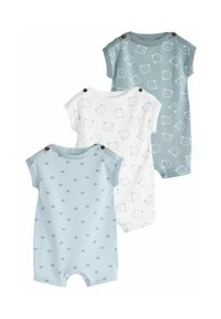 Next - ROMPERS 3 PACK  - REGULAR FIT - Kezeslábas - blue white bear Miniatűr kép 1