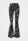 FLARED PANT - Tepláky - black/multicolor