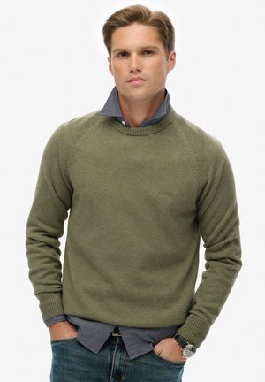 Strickpullover - light sage