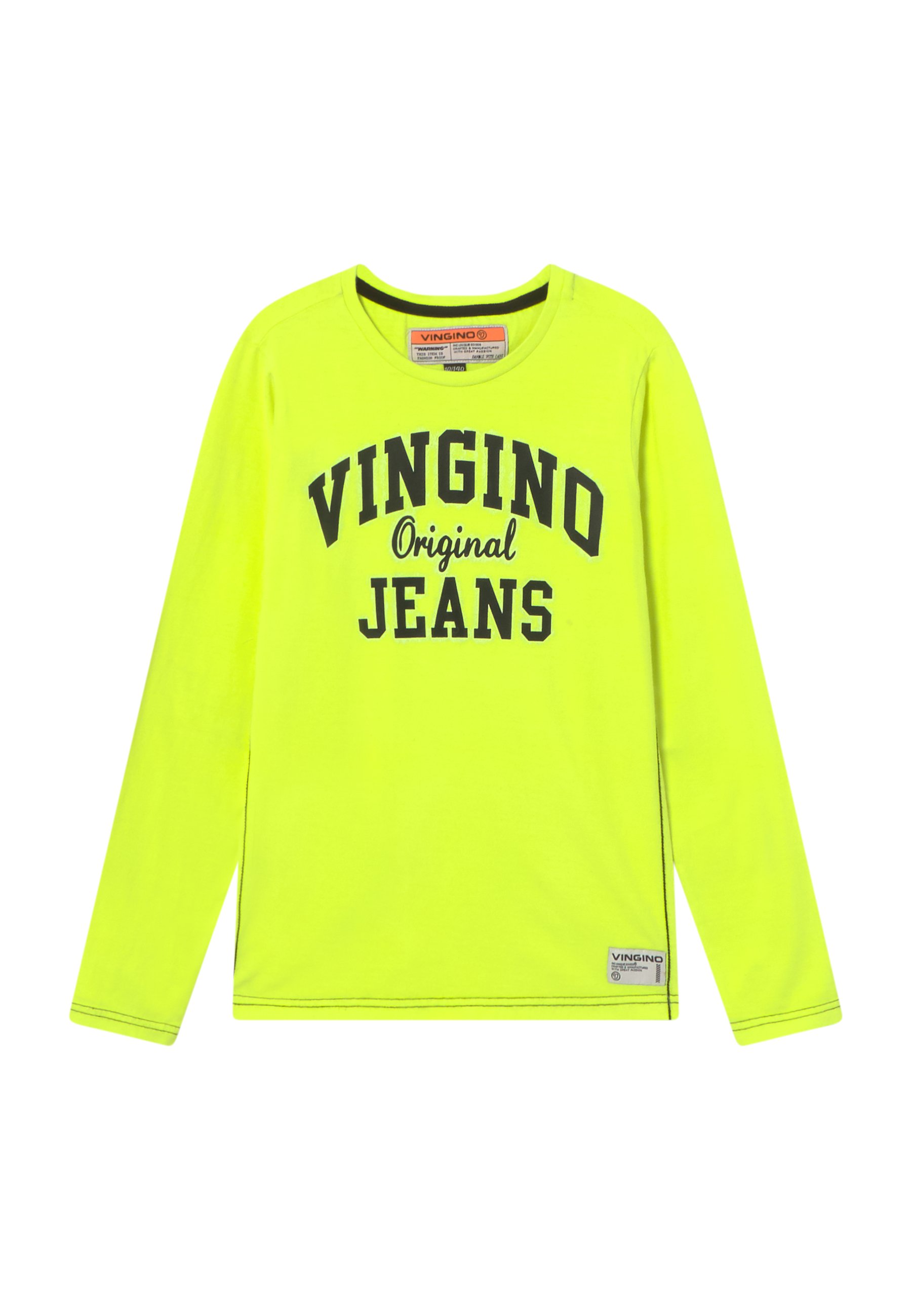 Vingino HEFFITY Longsleeve neon yellowneongeel Zalando.nl Vingino Sweater neon yellowneongeel Zalando.nl