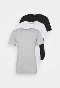 Não selecionado, light grey melange/white gray/black