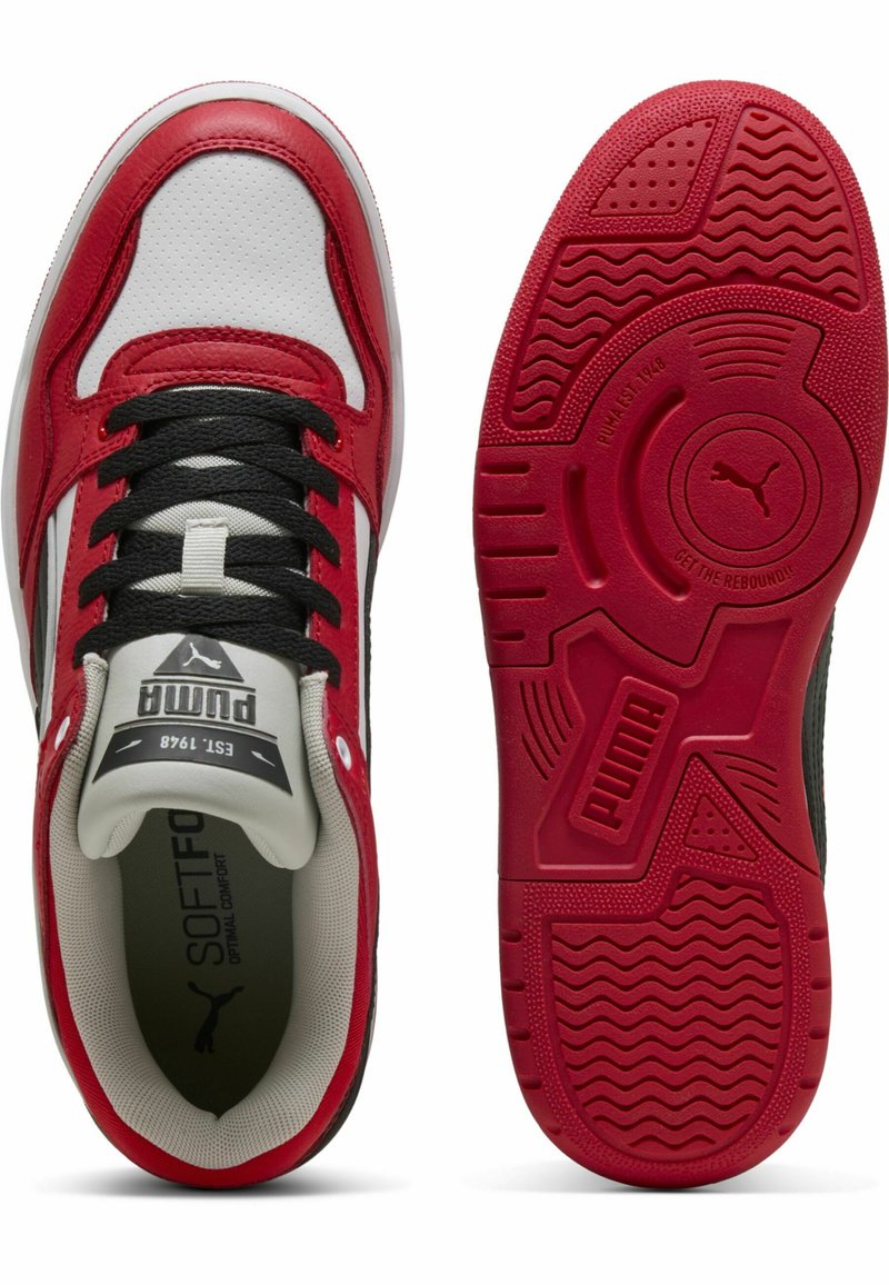 Puma REBOUND RETRO Sneaker low black for all time red/schwarz