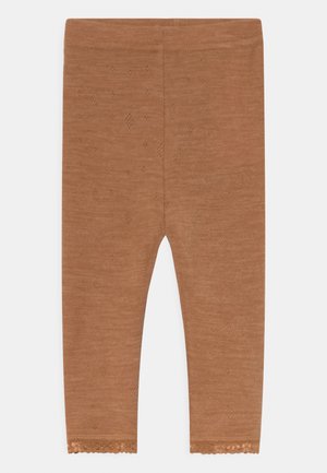 NBFWANG NEEDLE UNISEX - Leggings - Hosen - brown sugar