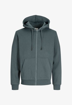 Jack & Jones, JJEBRADLEY SWEAT ZIP HOOD NOOS - Sweater met rits - turbulence