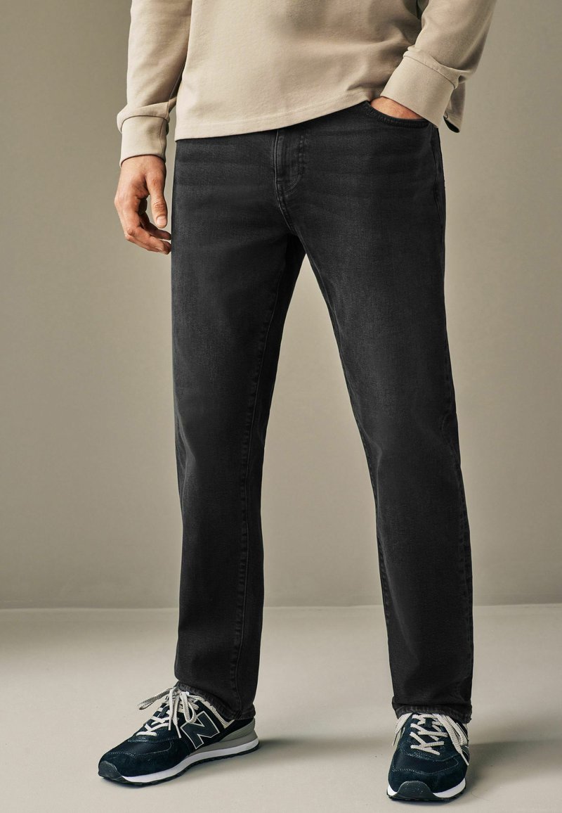 Next Authentic Stretch - Straight leg -farkut - vintage black
