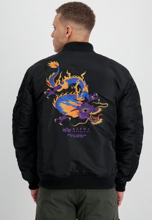 Alpha Industries DRAGON EMB - Bomberjacke - black