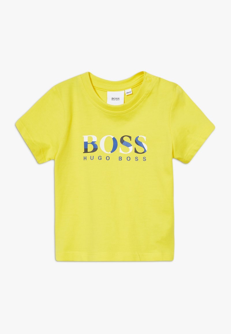 BOSS Kidswear SLEEVES - Triko s potiskem - pollen