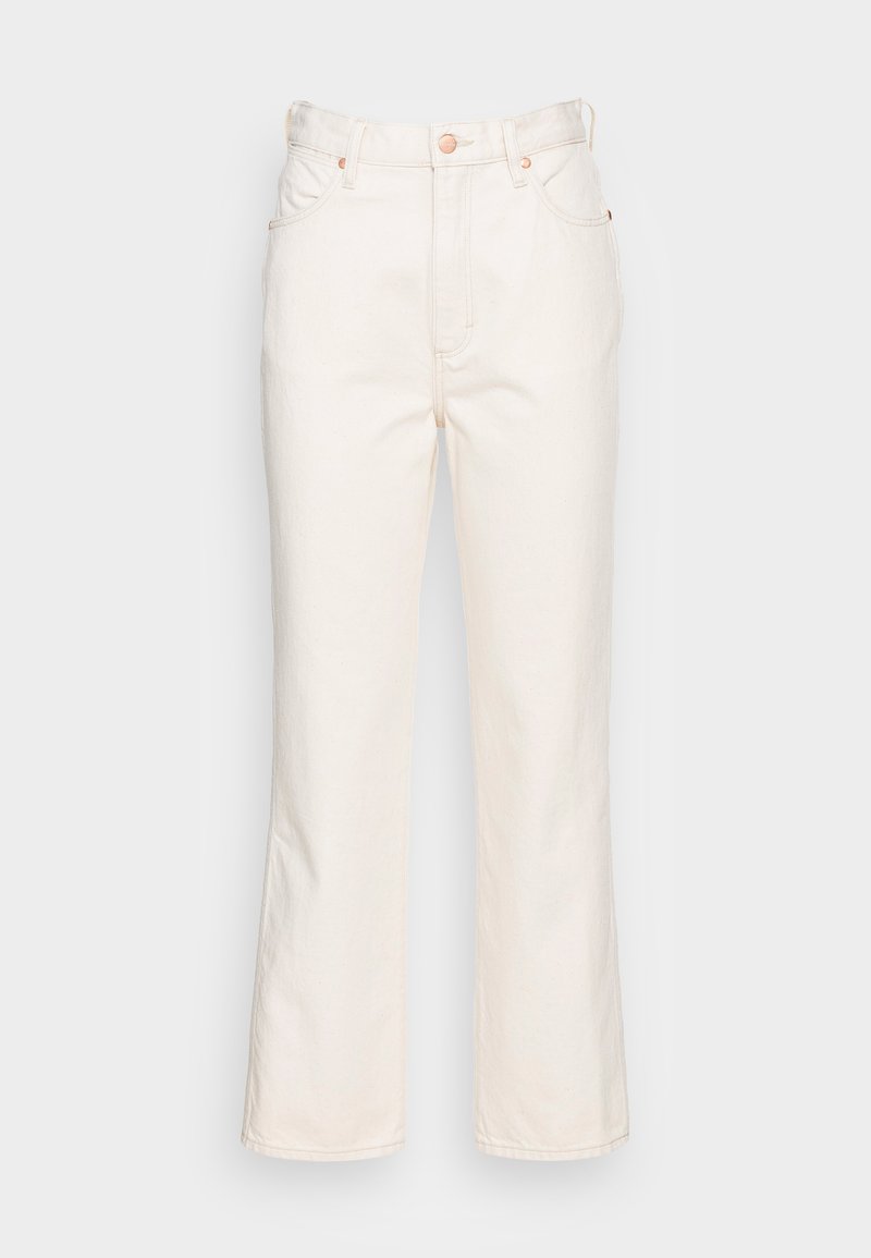 Wrangler Wild West Jean Droit Natural Denim Blanc Zalando Fr