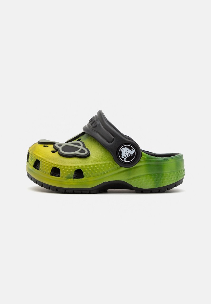 Crocs SMU CLASSIC TIE DYE GLOW IN THE DARK OVERLOAD UNISEX - Sandály do bazénu - black/multi-coloured