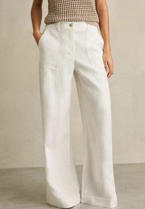 ASHBY WIDE LEG  - Auduma bikses - white