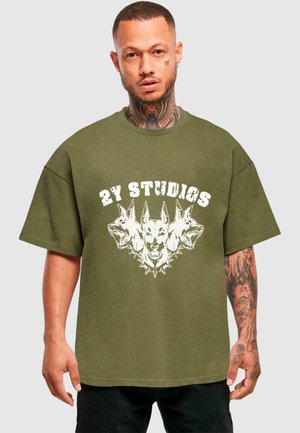 DOBERMANN ULTRA - Print T-shirt - olive