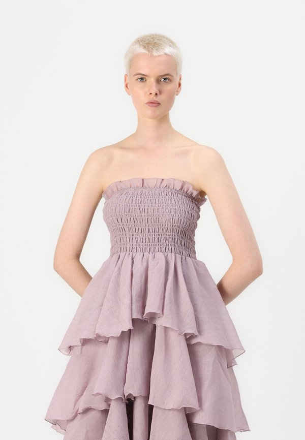 VMDELILAH SMOCK RUFFLE - Occasion wear - elderberry2