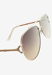Next TEMPLE AVIATOR  REGULAR FIT - Occhiali da sole - gold