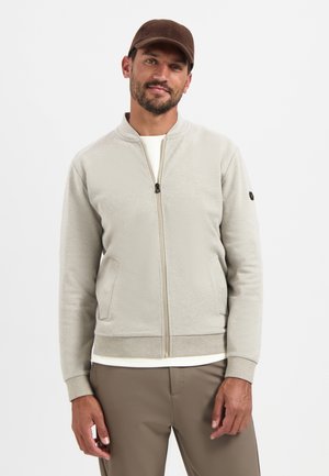 NO EXCESS Sweater met rits - sand