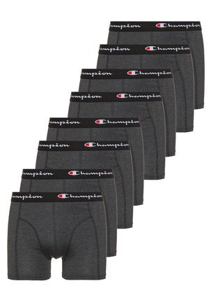 8 PACK - Kurze Boxershorts - dark grey melange
