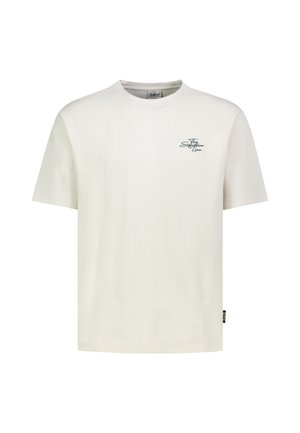 Sublevel, SUBLEVEL T-SHIRT MIT STICKEREI - T-Shirt print - white