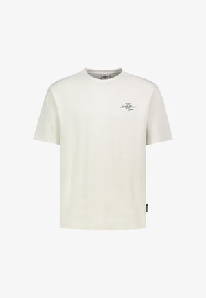 Sublevel, SUBLEVEL T-SHIRT MIT STICKEREI - T-Shirt print - white