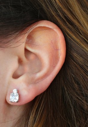 Earrings - silver-coloured