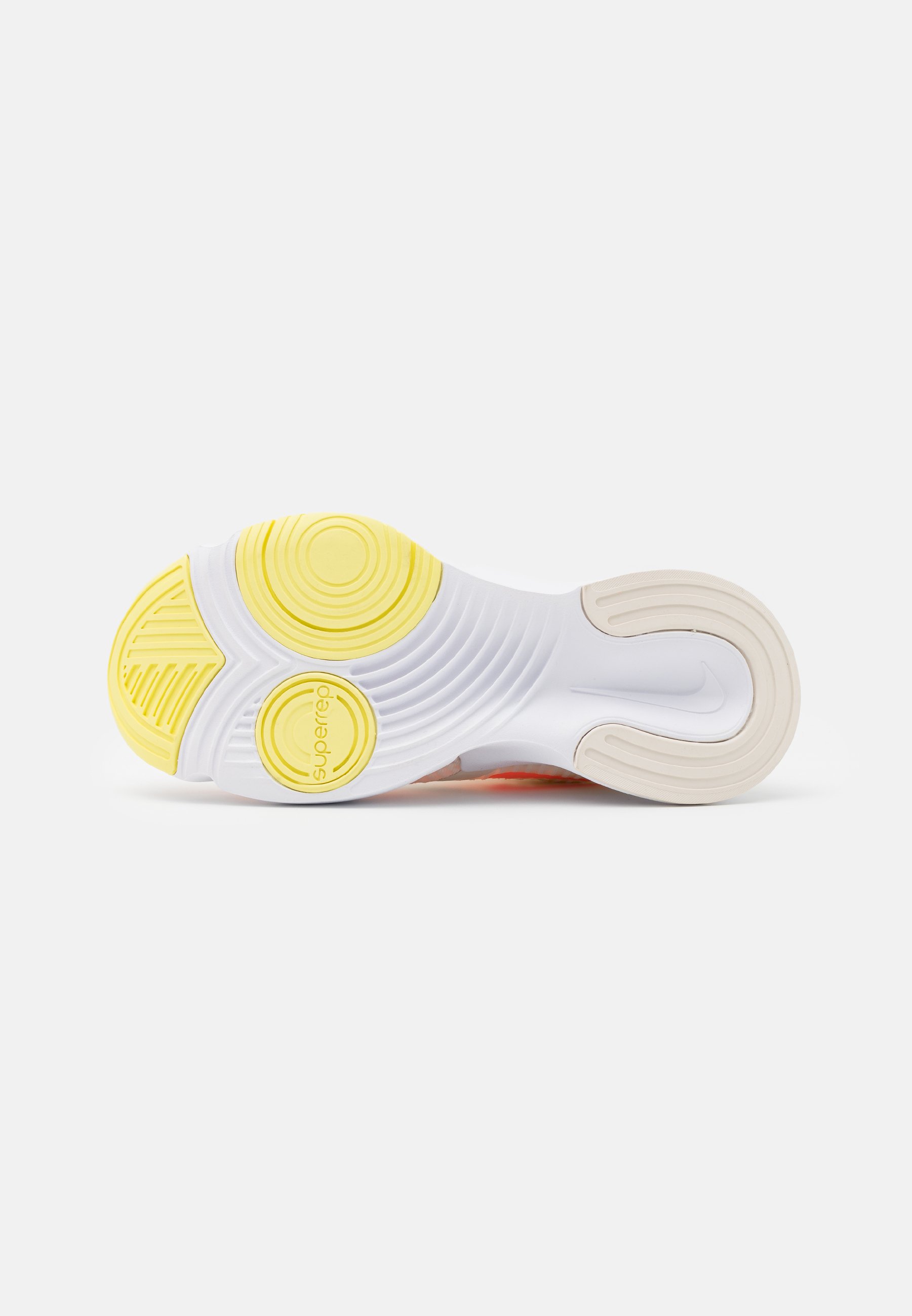 Nike Performance SUPERREP GO - Trainingsschoen - pale ivory/bright  mango/light zitron/crème - Zalando.nl