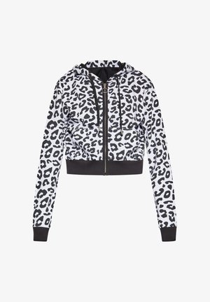 CO-BRANDED WITH SWIRLY - Cipzáras pulóver - weiss leo