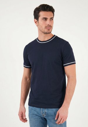 Lela & Buratti, LELA & BURATTI T-SHIRT REGULAR FIT - Camiseta básica - dark blue