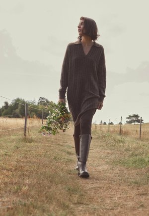 Fransa, FRSANNY DR 7 - Robe pull - hot fudge melange