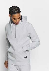 Björn Borg CENTRE HOODIE - Φούτερ με κουκούλα - light grey melange