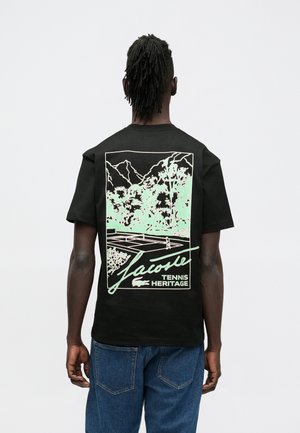 T-shirt estampada - black