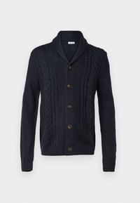 CRAIG SHAWL NECK - Gilet - sky captain