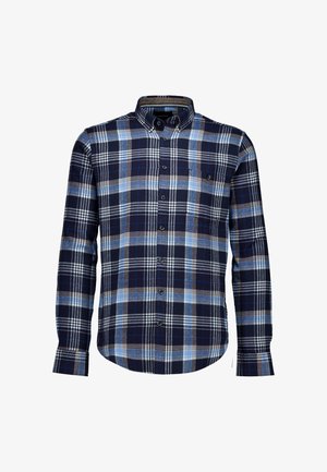 Lindbergh, LINDBERGH LARGE CHECKED SHIRT L/S - Overhemd - navy