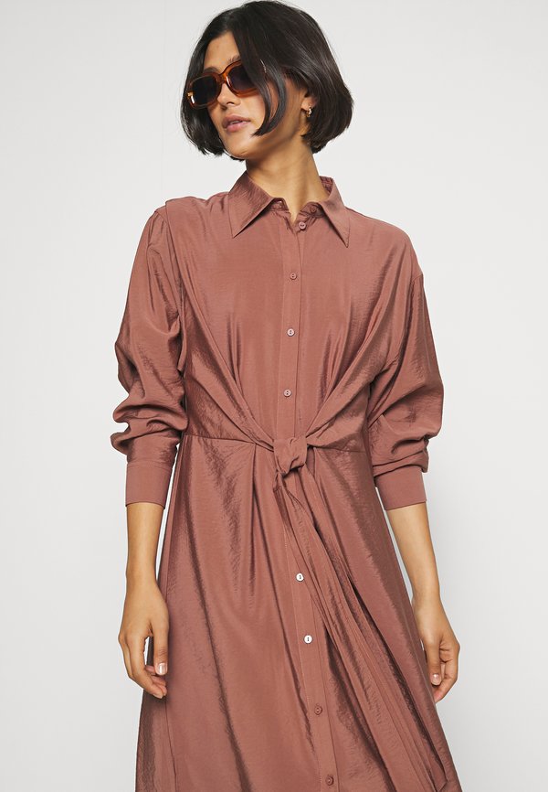BYHOLLIE - Shirt dress - brunette2
