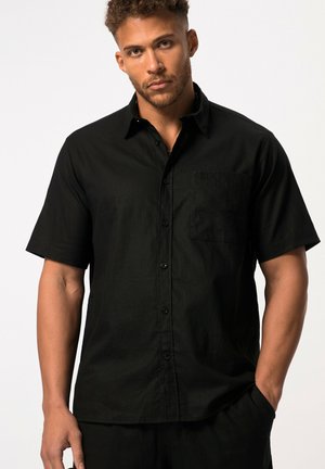 STHUGE SHORT SLEEVE, KENT COLLAR - Camicia - black