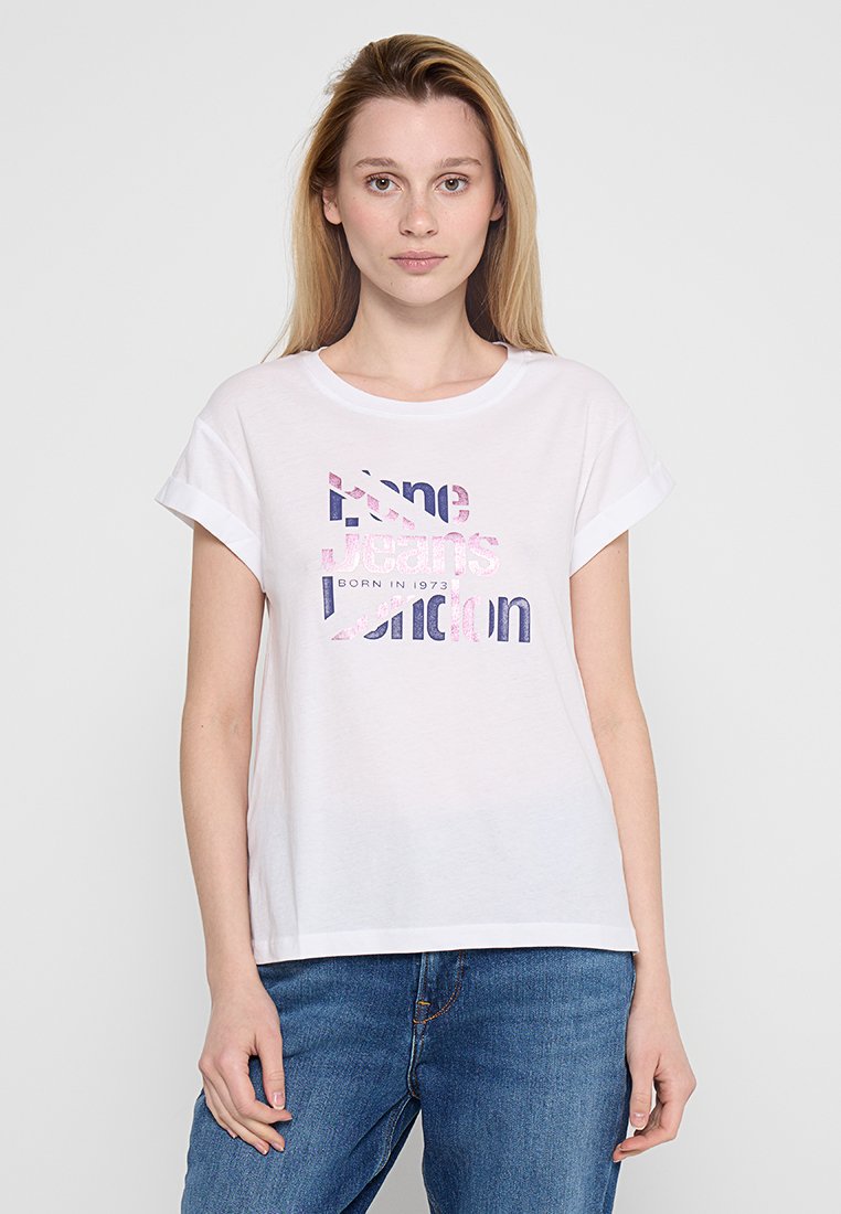 Pepe Jeans T-shirt print wit