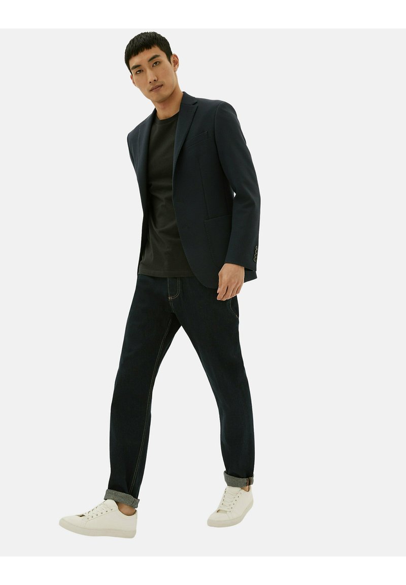 Marks & Spencer TEXTURED JERSEY JACKET Blazer navy/bleu marine