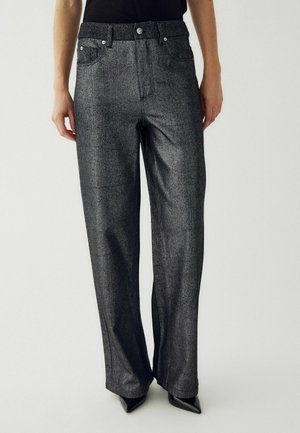 KAMILA - Jeans baggy - antique silver